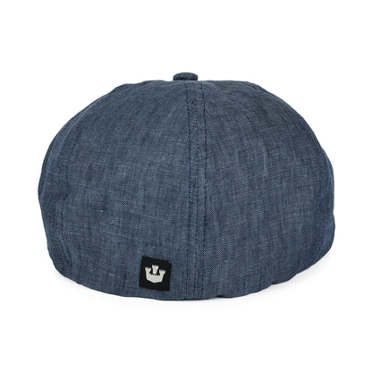 Goorin Will Kimmel Linen Flat Cap - Navy Blue