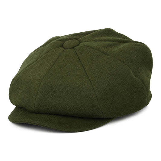 Barbour Hats Brendon Brushed Newsboy Cap - Olive