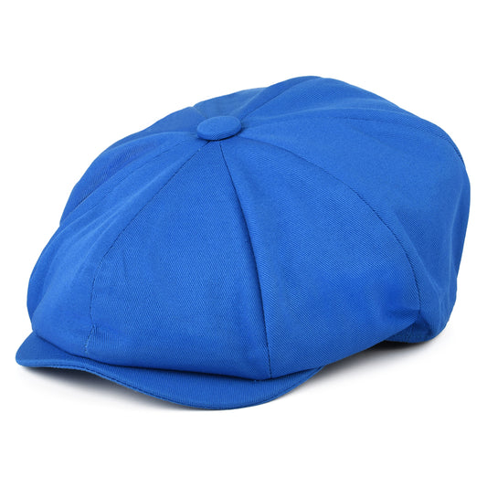 Christys Cotton 8 Piece Newsboy Cap - Blue