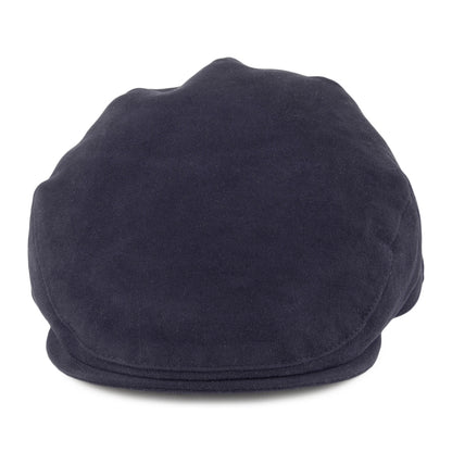 Christys Hats Moleskin Flat Cap - Navy