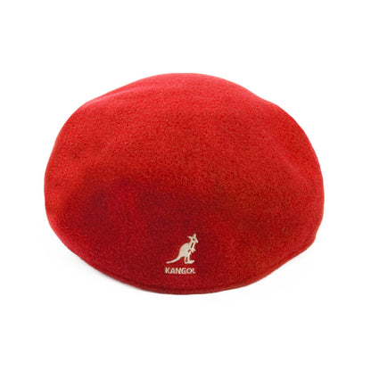Kangol 504 Wool Flat Cap - Red