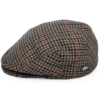 Bailey Hats Lord Tweed Flat Cap - Black