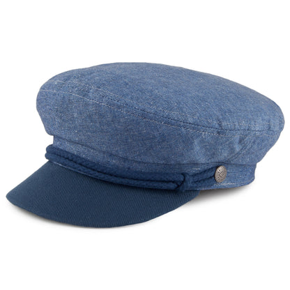 Brixton Hats Fiddler Cap - Blue-Navy