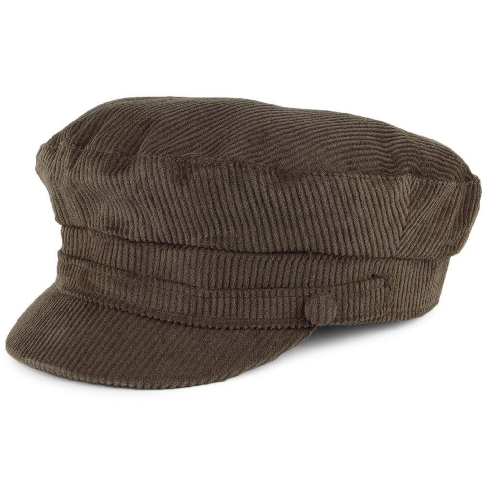 Failsworth Hats Mariner Corduroy Fiddler Cap - Olive – Village Hats