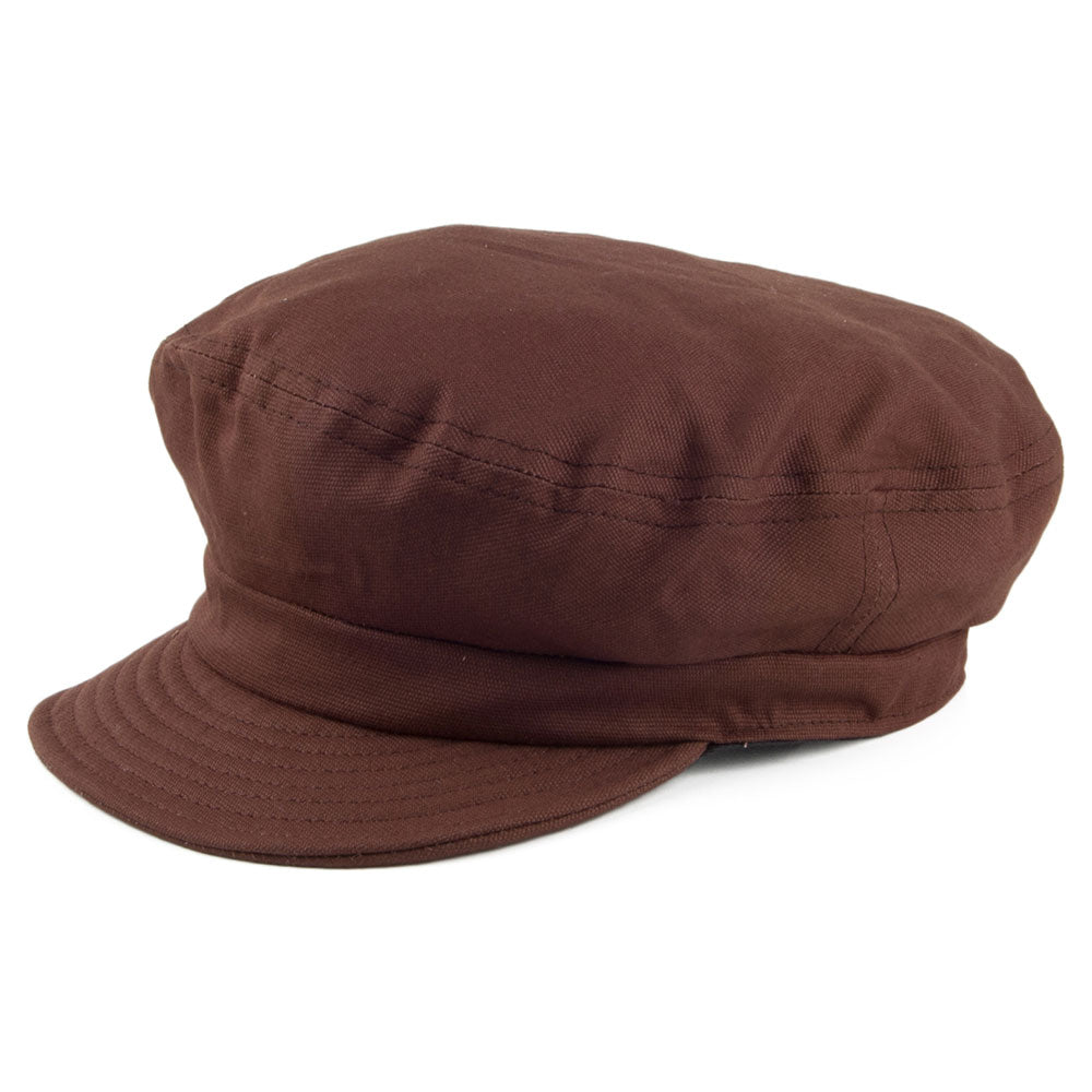 Brixton Hats Unstructured Fiddler Cap - Brown
