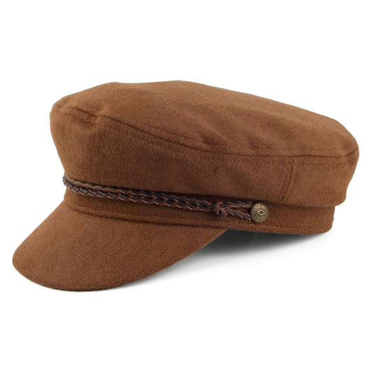Camalya Hats Ashland Fiddler Cap - Coffee