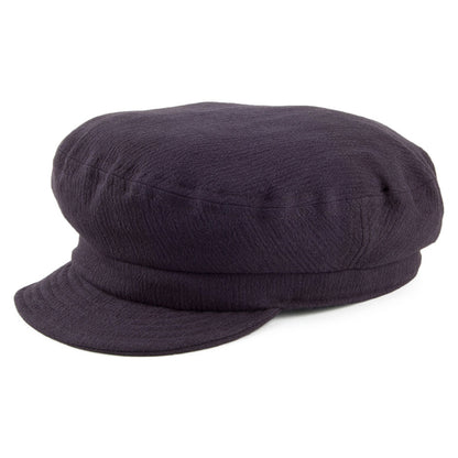 Brixton Hats Unstructured Fiddler Cap - Washed Navy