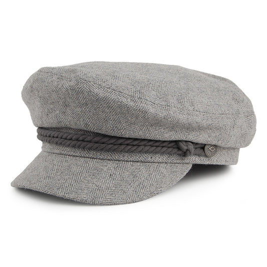 Brixton Hats Fiddler Cap - Heather Grey