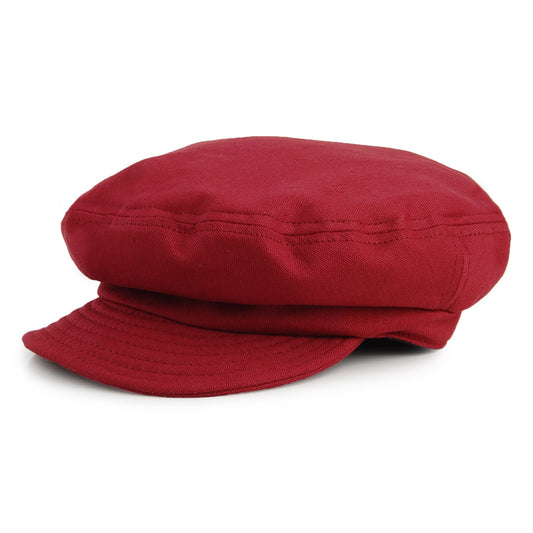 Brixton Hats Unstructured Fiddler Cap II - Burgundy