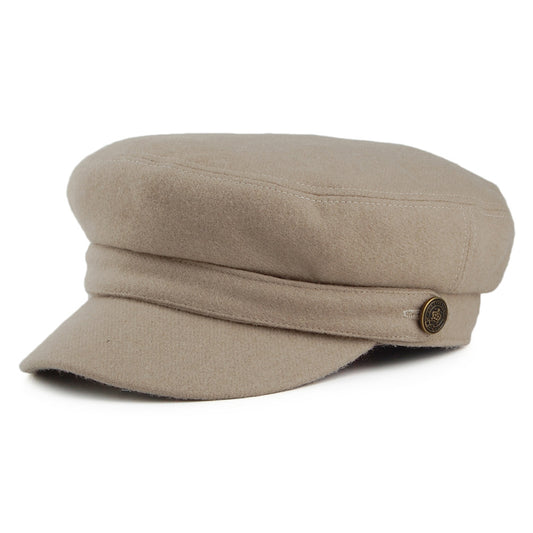 Christys Hats Joshua Ellis Wool Sateen Fiddler Cap - Mink
