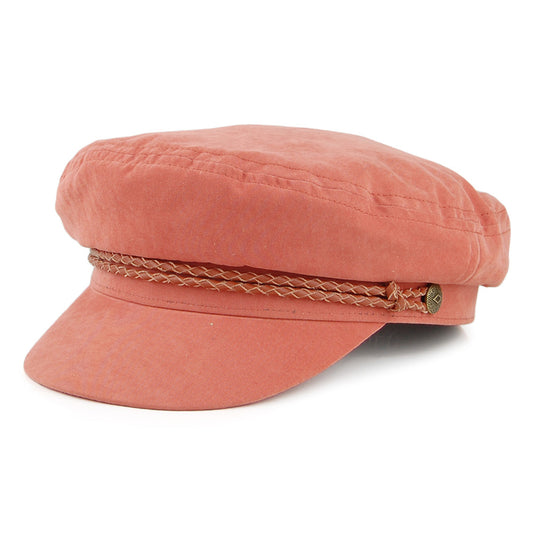 Brixton Hats Ashland Fiddler Cap - Coral
