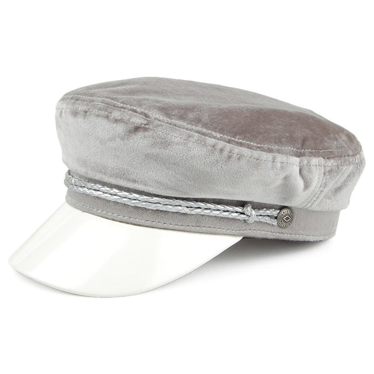 Brixton Hats Ashland Fiddler Cap - Silver