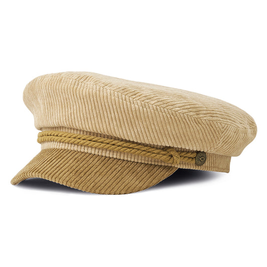Brixton Hats Corduroy Fiddler Cap - Bronze-Sand