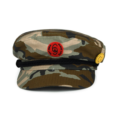 Brixton Hats Cotton Fiddler Cap - Camouflage