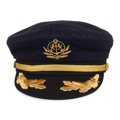 Village Hats Yacht Captain's Hat - Navy