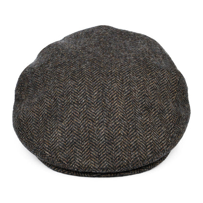 Bailey Hats Lord Herringbone Flat Cap - Brown