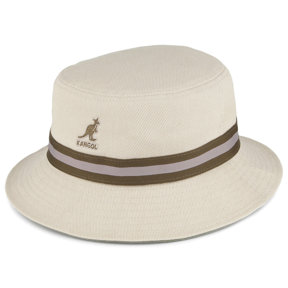 Kangol Stripe Lahinch Bucket Hat - Beige