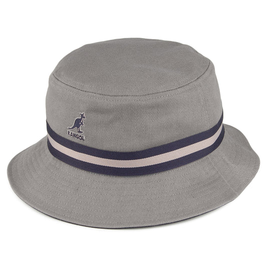 Kangol Stripe Lahinch Bucket Hat - Grey