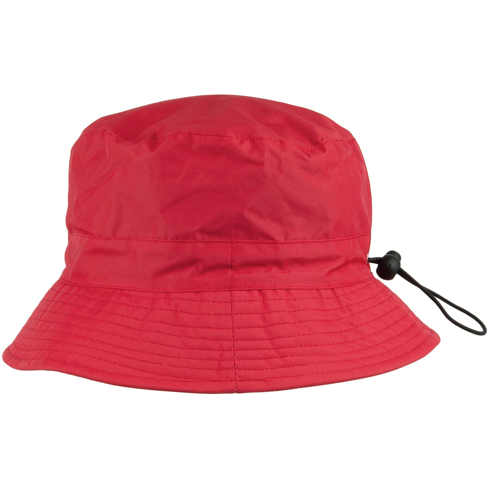 Whiteley Hats Water Resistant Rain Bucket Hat - Red
