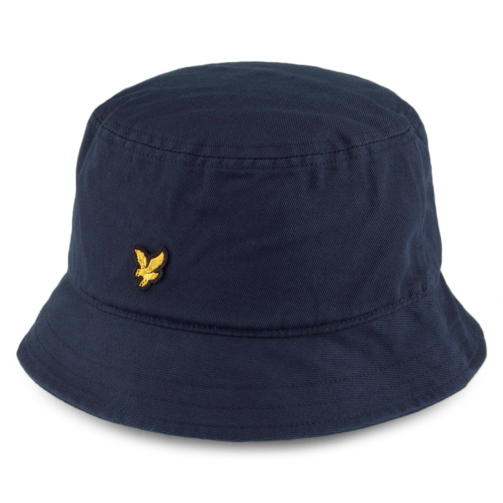 Lyle & Scott Hats Cotton Twill Bucket Hat - Navy Blue