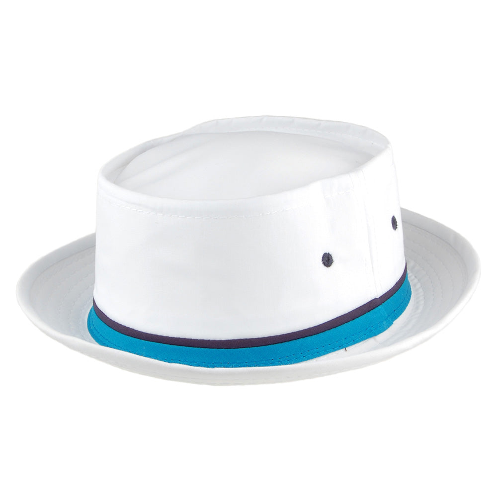 Dorfman Pacific Hats Packable Bucket Hat - White