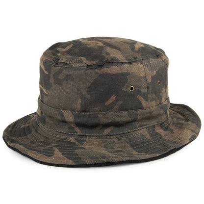 Dorfman Pacific Hats Cotton Bucket Hat - Camouflage