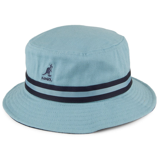 Kangol Stripe Lahinch Bucket Hat - Light Blue