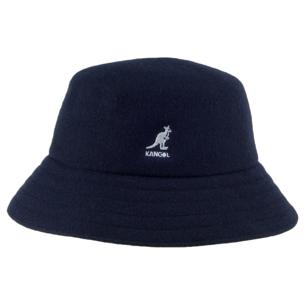 Kangol Lahinch Wool Bucket Hat - Navy Blue