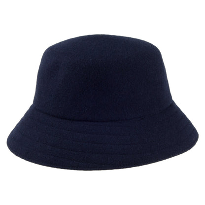 Kangol Lahinch Wool Bucket Hat - Navy Blue