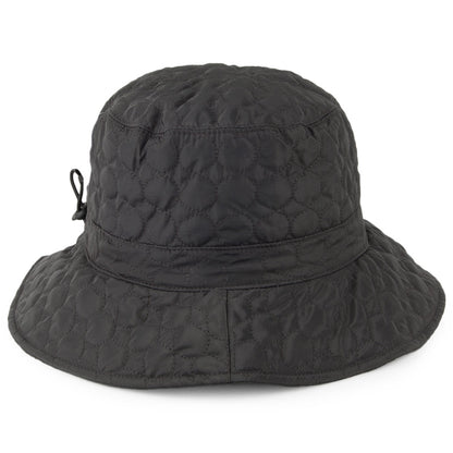 Scala Hats Ortensia Quilted Rain Hat - Charcoal