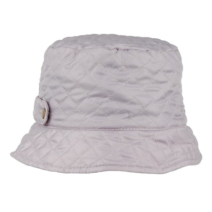 Scala Hats Packable Quilted Bucket Hat - Grey