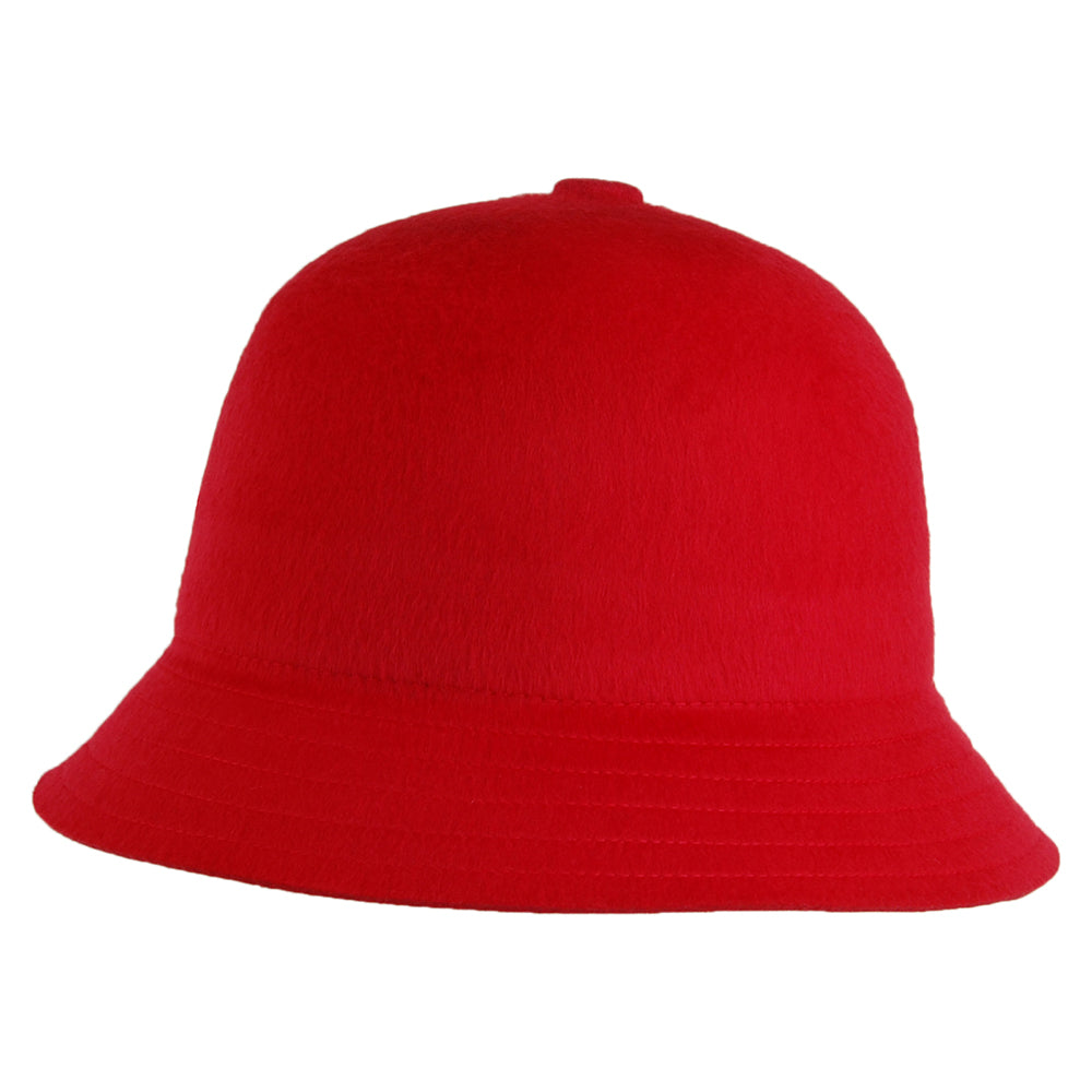 Brixton Hats Essex Wool Bucket Hat - Red