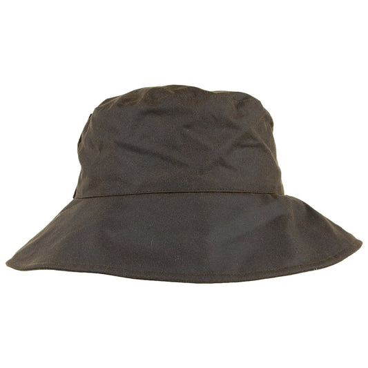 Barbour Hats Brambling Wax Cotton Bucket Hat - Olive