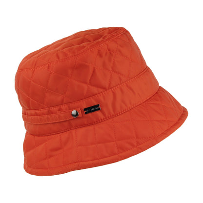 Betmar Hats Quilted Rain Bucket Hat - Burnt Orange