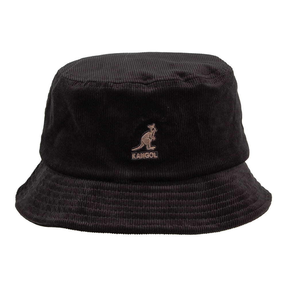 Kangol Corduroy Bucket Hat - Black