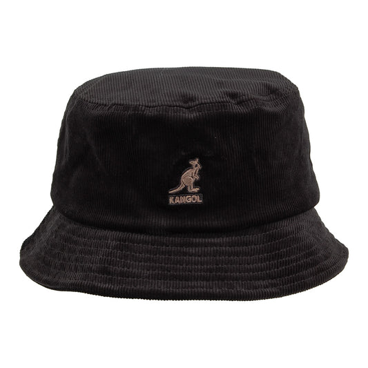 Kangol Corduroy Bucket Hat - Black