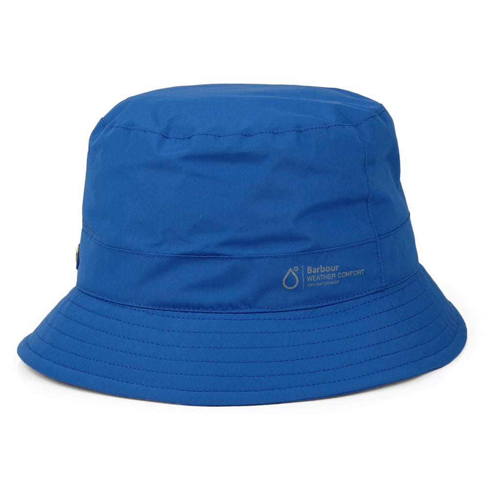 Barbour Hats Weather Comfort Waterproof Bucket Hat - Blue