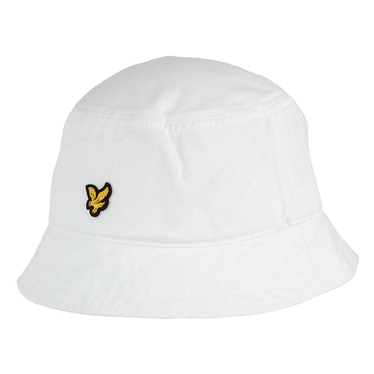 Lyle & Scott Hats Cotton Twill Bucket Hat - White