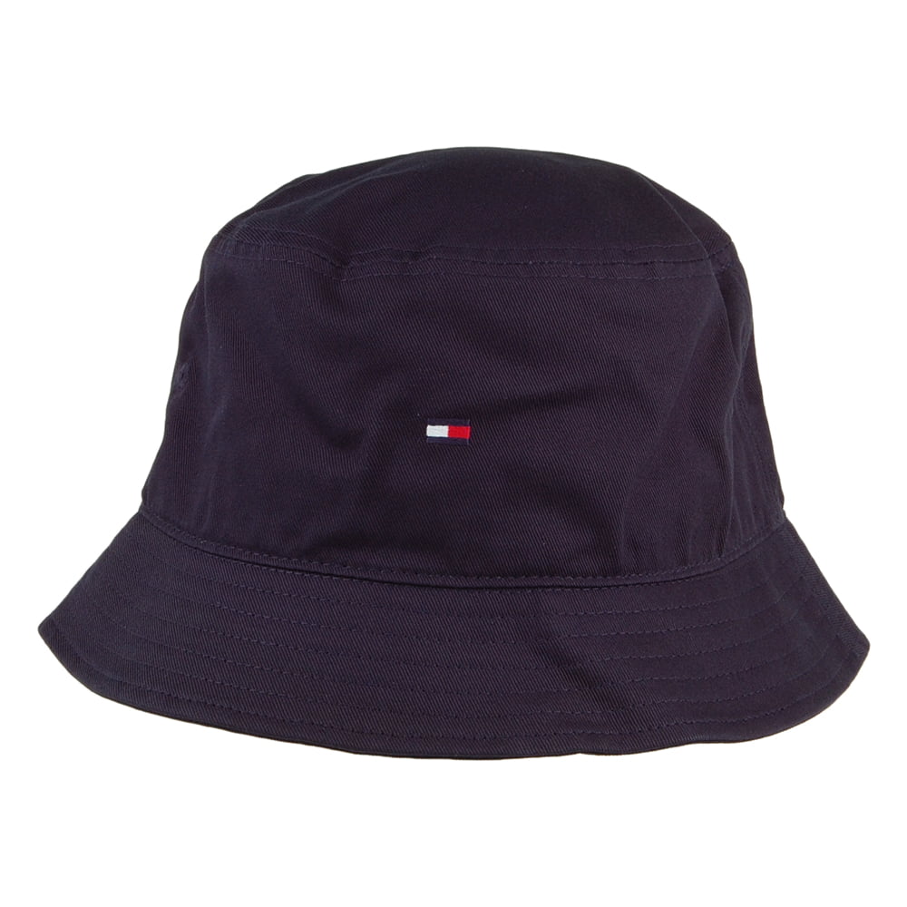 Tommy Hilfiger Hats Flag Bucket Hat - Navy Blue