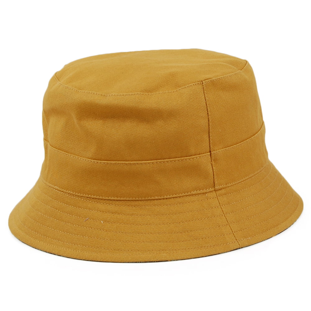 Failsworth Hats Reversible II Cotton Bucket Hat - Mustard