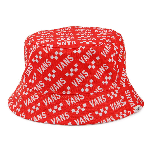 Vans Hats Delux Hankley Reversible Bucket Hat - Red-White