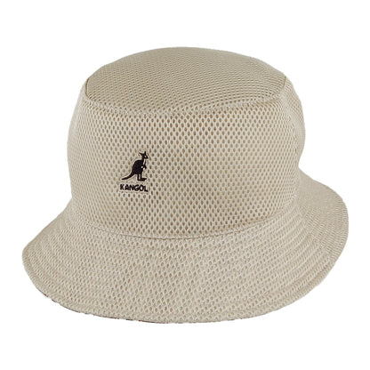 Kangol Double Pattern Reversible Bucket Hat - Burgundy-Multi