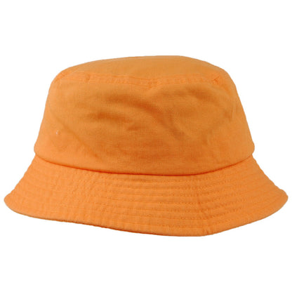 Kangol Washed Cotton Bucket Hat - Yellow