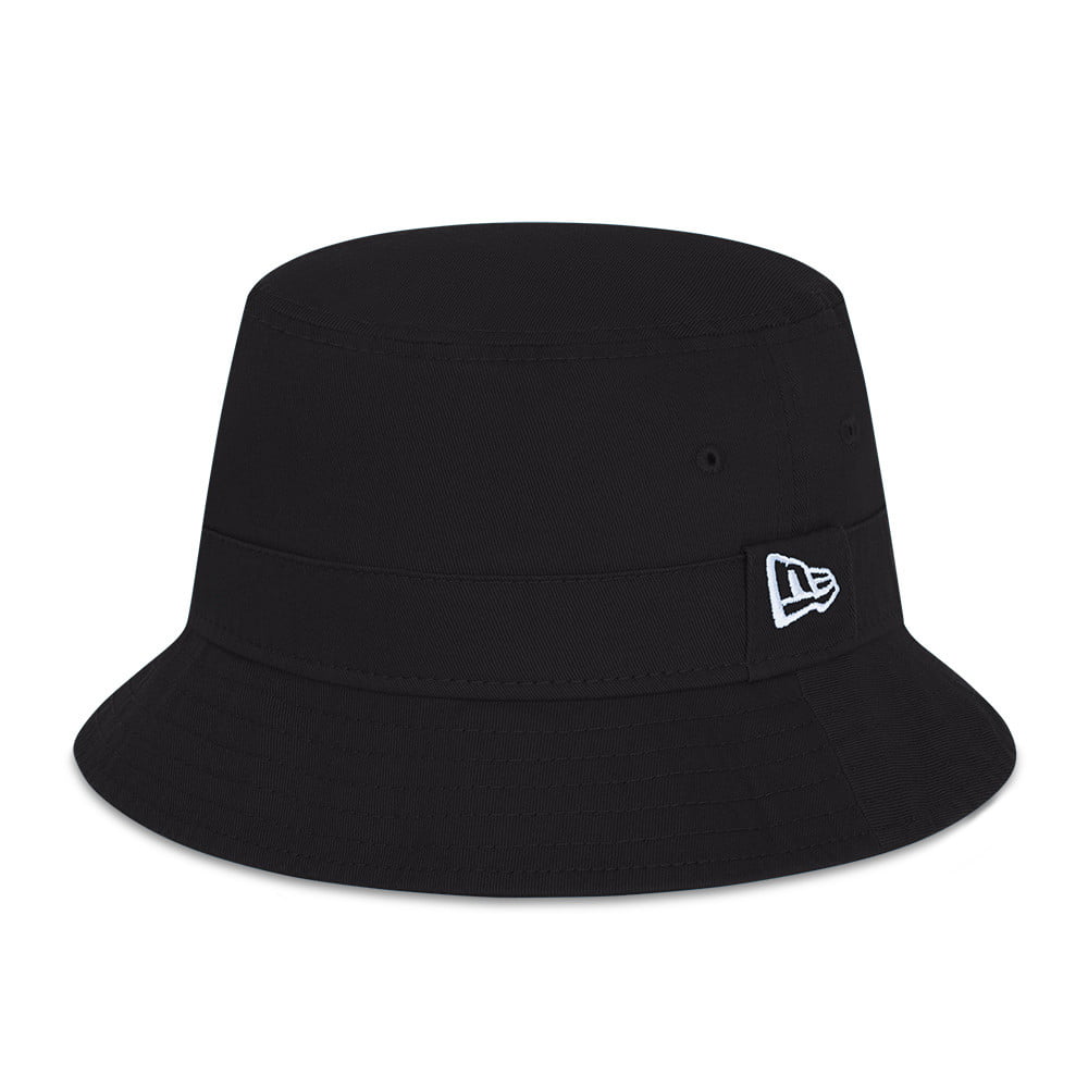 New Era Essential Cotton Bucket Hat - Black