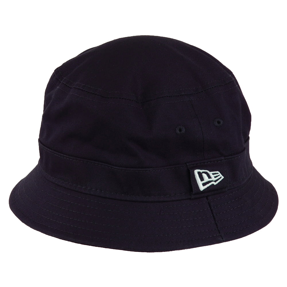 New Era Essential Cotton Bucket Hat - Navy Blue