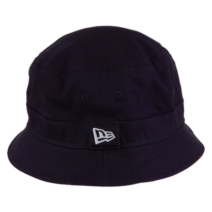 New Era Essential Cotton Bucket Hat - Navy Blue