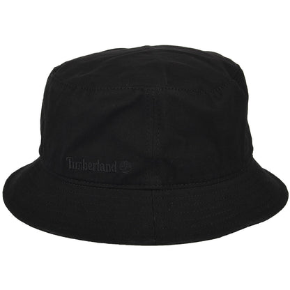 Timberland Hats Peached Cotton Canvas Bucket Hat - Black