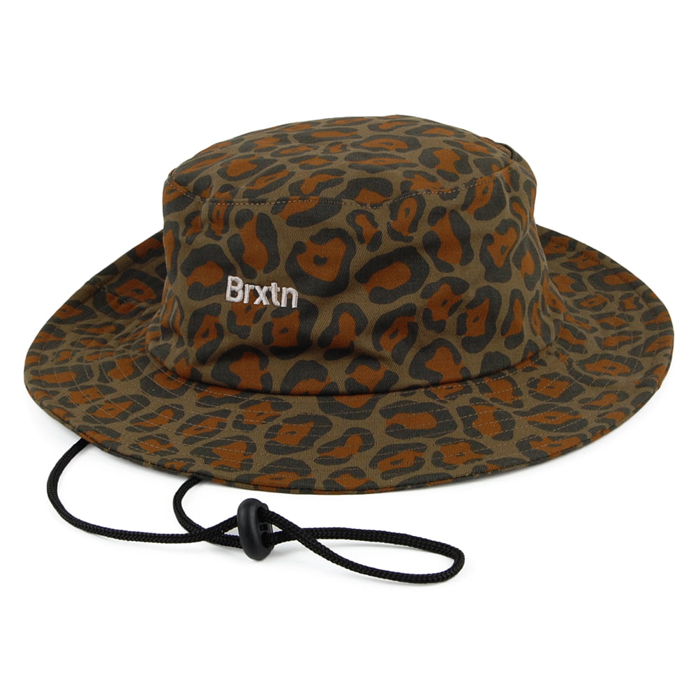Brixton Hats Gate Bucket Hat - Leopard-Camouflage
