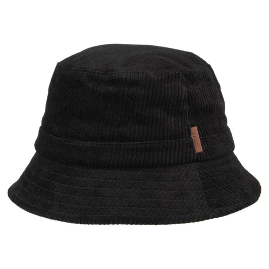 Barts Hats Donar Corduroy Bucket Hat - Black