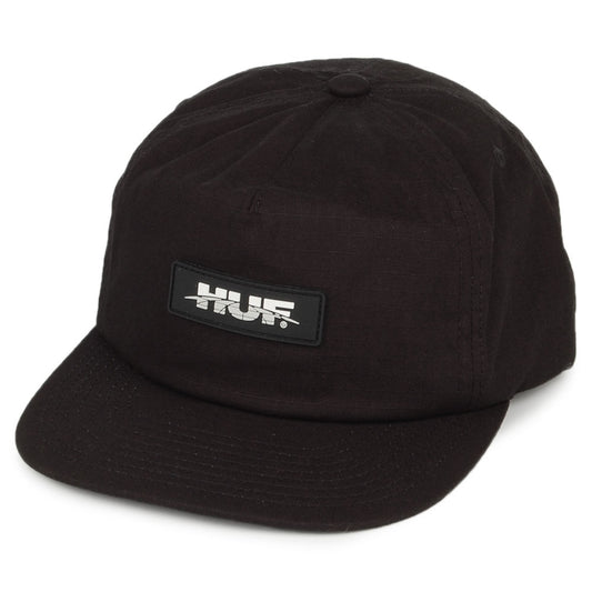 HUF Horizon Ripstop Snapback Cap - Black